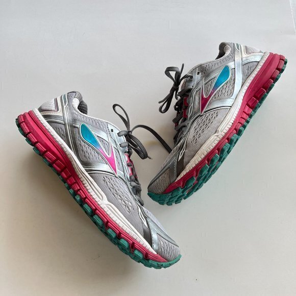 Brooks Womens Ghost 8 1201931B073 Gray Running Shoes Sneakers Size 9.5 B - Picture 7 of 9